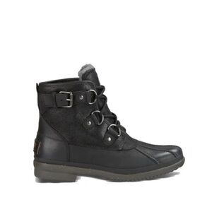 UGG Australia Women’s Cecile Waterproof Duck Black Snow Boots Size‎ 8